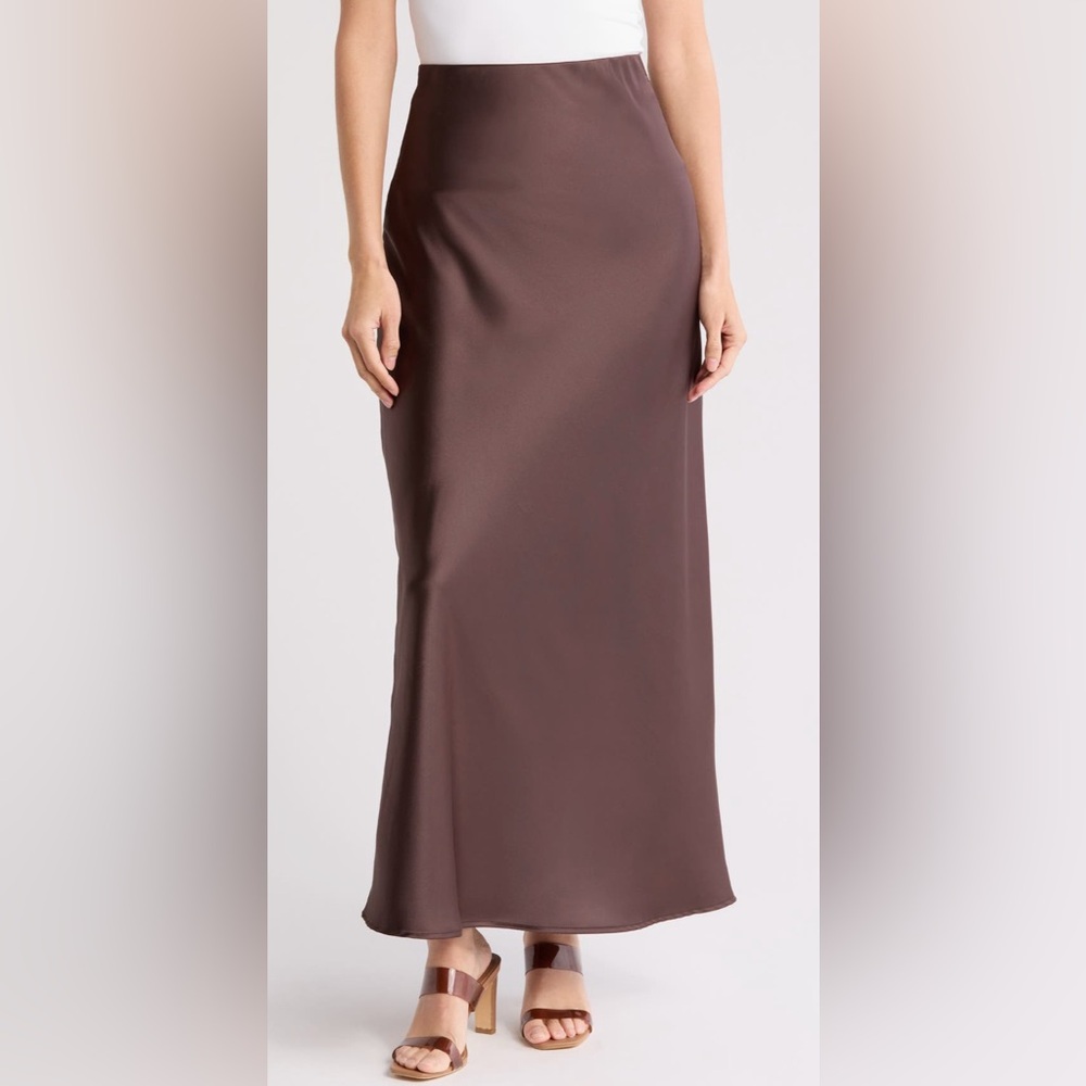 Renee C. Chocolate Maxi Skirt